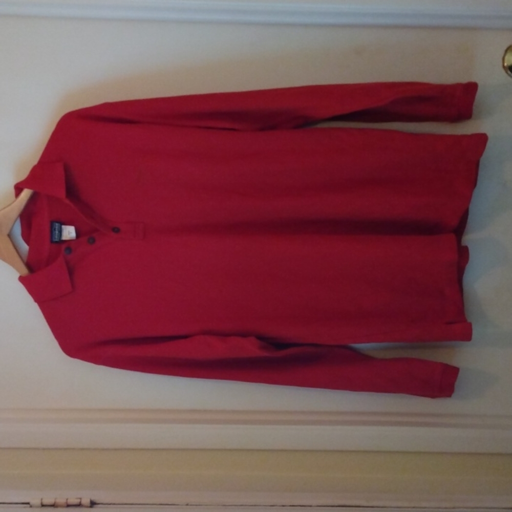 Patagonia Men's Long Sleeve Shirt Size Small Rust Color - Picture 1 of 12
